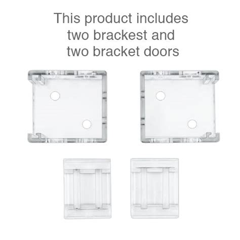 clip in plastic box mounting brackets for 1 mini blinds|inside side mount mini blinds.